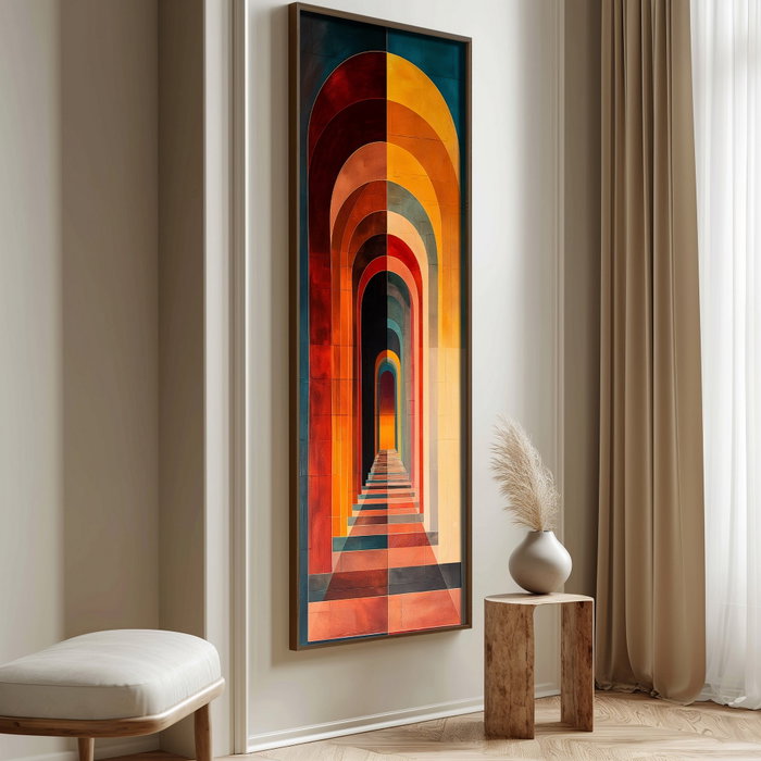 Wallity Pintura Decorativa LONG006-S/120-40 Multicolor 40 x 120 cm